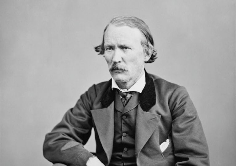 Restored Photograph of Kit Carson