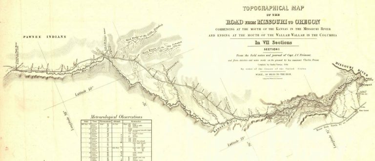 US Westward Expansion Trails